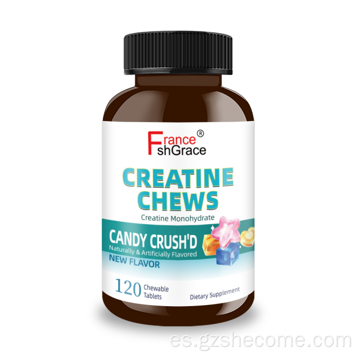 Shecome Creatina Tabletas Masticables Fuerza Muscular